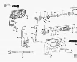 Bosch Percussion Drill PSB 350 spare parts
