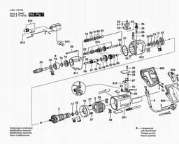 Bosch Univ. 2speed Impact Drill GSB 30-2 spare parts
