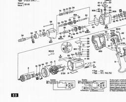 Bosch Drill ELECTRONIC spare parts