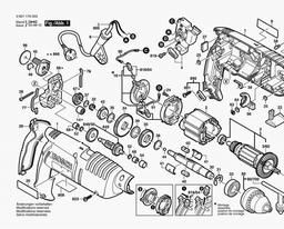 Bosch Percussion Drill GSB 18-2 spare parts