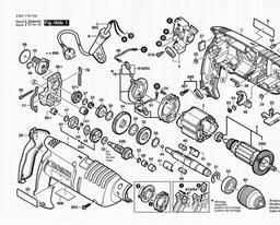 Bosch Percussion Drill GSB 18-2 RE spare parts