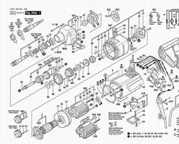 Bosch Percussion Drill SB 16 E spare parts