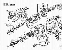 Bosch Percussion Drill GSB 20-2 spare parts