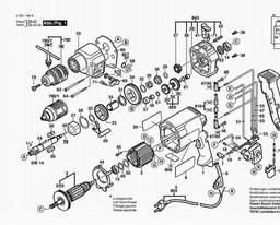 Bosch Percussion Drill GSB 680  PROFI spare parts