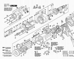 Bosch Diamond Drilling Machine GDB 1600 DE spare parts