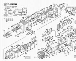Bosch Diamond Drilling Machine GDB 2200 WE spare parts