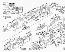 Bosch Diamond Drilling Machine GDB 2500 WE spare parts