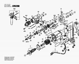 Bosch Percussion Drill GSB 20-2 RE spare parts