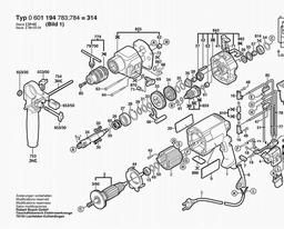 Bosch Percussion Drill SPIT 3 spare parts