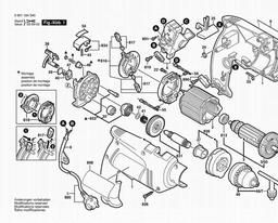 Bosch Percussion Drill GSB 650-2 spare parts