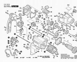 Bosch Percussion Drill GSB 20-2 RE spare parts