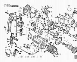 Bosch Percussion Drill GSB 20-2 RCE spare parts