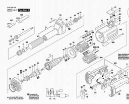 Bosch Straight Grinders 1209 spare parts