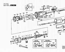 Bosch Straight Grinders 1210 spare parts