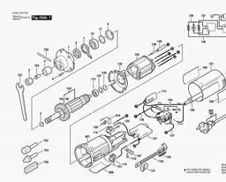 Bosch Straight Grinders GGS 27 C spare parts
