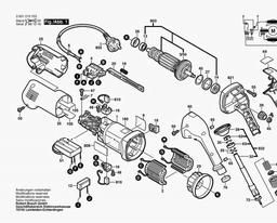 Bosch Electro-brush GEB 1000 CE spare parts