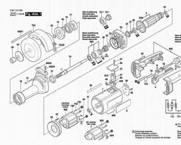Bosch Straight Grinders 1214 spare parts
