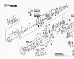 Bosch Straight Grinders GGS 6 spare parts