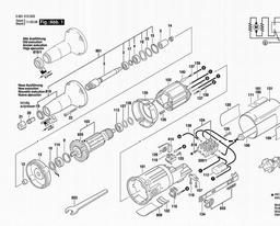 Bosch Straight Grinders 1215 spare parts
