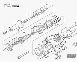 Bosch Straight Grinders GGS 27 L spare parts