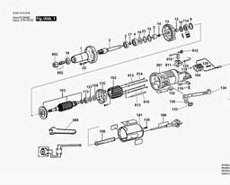 Bosch Straight Grinders GGS 27 L spare parts