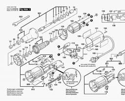 Bosch Straight Grinders GGS 27 LC spare parts