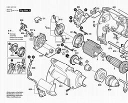 Bosch Un. 2-speed Drill GSB 16-2V spare parts