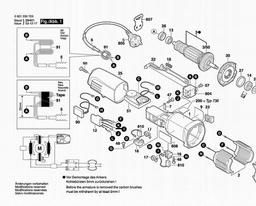 Bosch Random Orbital Sander GEX 150 TURBO spare parts