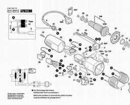 Bosch Random Orbital Sander GEX 150 TURBO spare parts