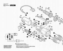 Bosch Random Orbital Sander BTI-EX 150 AET spare parts