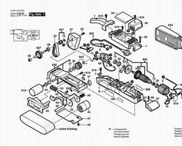 Bosch Belt Sander GBS 75 A spare parts