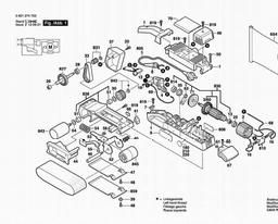 Bosch Belt Sander HBS 533 spare parts