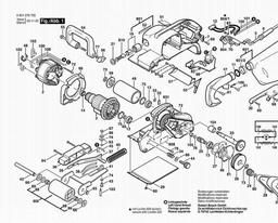 Bosch Belt Sander BBA 100 AE spare parts