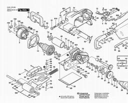 Bosch Belt Sander GBS 100 A spare parts