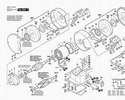 Bosch Bench Grinder GSM 175 spare parts