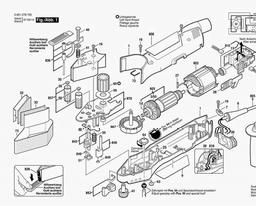 Bosch Multi-purpose Belt Sander GVS 350 AE spare parts