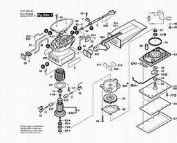 Bosch Orbital Sander BOS 166 spare parts