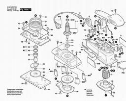 Bosch Orbital Sander GSS 230 AE spare parts