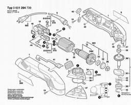 Bosch Delta Sander 1294VS spare parts