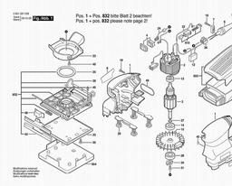 Bosch Orbital Sander GSS 140 A spare parts