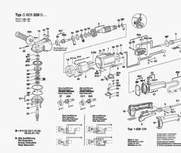 Bosch Angle Grinder 1328 spare parts