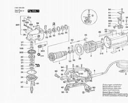 Bosch Angle Grinder 1340 spare parts