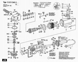 Bosch Angle Grinder HV 78 spare parts