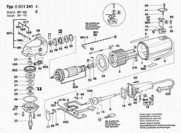 Bosch Angle Grinder HV 81 spare parts