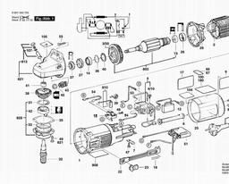 Bosch Angle Grinder GWS 9-150 C spare parts