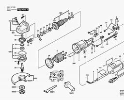 Bosch Angle Grinder 1347 A spare parts