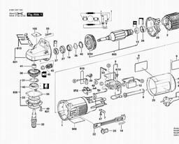 Bosch Angle Grinder GWS 7-115 spare parts
