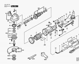 Bosch Angle Grinder 1348 AE spare parts