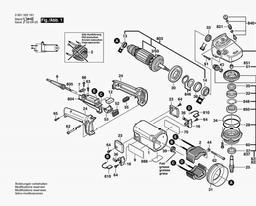 Bosch Angle Grinder A-230 spare parts