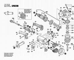 Bosch Angle Grinder GWS 18 U spare parts